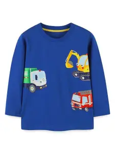 StyleCast Boys Printed Solid Round Neck Cotton T-shirt