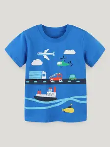 StyleCast Boys Graphic Printed Round Neck Cotton T-shirt