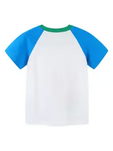StyleCast Boys Printed Solid Round Neck Cotton T-shirt