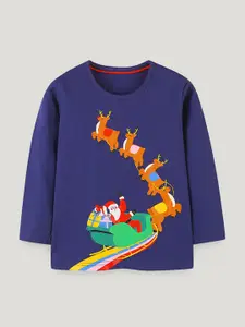 StyleCast Boys Printed Round Neck Cotton T-shirt