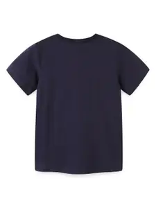 StyleCast Boys Self Design Solid Round Neck Cotton T-shirt
