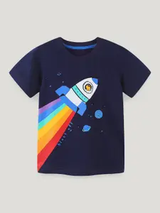 StyleCast Boys Printed Round Neck Cotton T-shirt