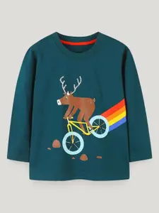 StyleCast Boys Printed Round Neck Cotton T-shirt