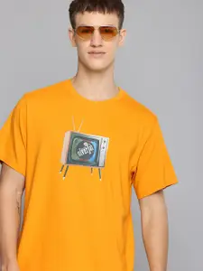 Levis Graphic Printed Pure Cotton Relaxed Fit T-shirt