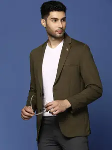 SHOWOFF Slim-Fit Cotton Single-Breasted Blazer