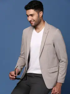 SHOWOFF Slim-Fit Cotton Single-Breasted Blazer