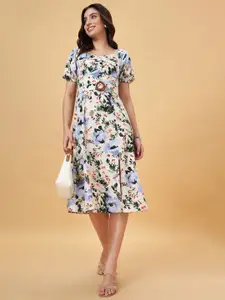 Honey by Pantaloons Floral Print A-Line Dress