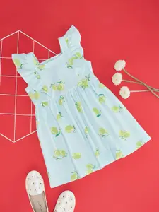 Pantaloons Junior flutter sleeves A-Line Dress