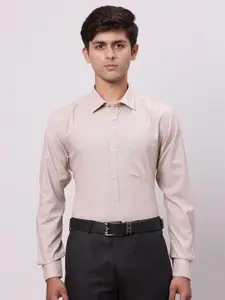 Park Avenue Men Opaque Micro Ditsy Printed Slim Fit Spread Collar Formal Shirt