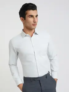 Park Avenue Men Opaque Micro Ditsy Printed Slim Fit Spread Collar Formal Shirt