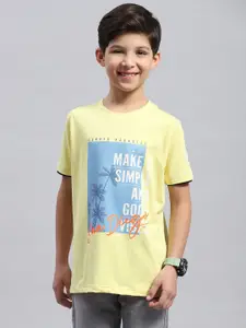Monte Carlo Boys Typography Printed T-shirt