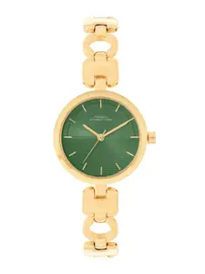 French Connection Women Textured Dial & Bracelet Style Straps Analogue Watch FCN0101NGM