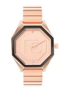 French Connection Women Embellished Dial & Wrap Around Straps Analogue Watch FCN090BRGM