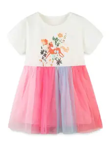 StyleCast Printed Fit & Flare Dress