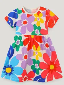 StyleCast Girls Floral Print A-Line Dress