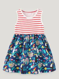 StyleCast Printed A-Line Dress