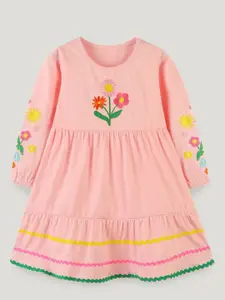 StyleCast Floral Embroidered A-Line Dress