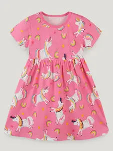 StyleCast Printed A-Line Dress