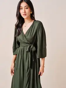AND Regular Sleeve Midi Dress