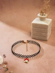 EL REGALO Artificial Beads Statement Choker Necklace