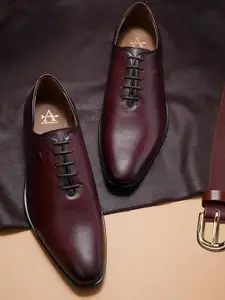Arrow Men Round Toe Leather Formal Oxfords