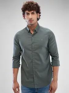 SPYKAR Men Slim Fit Solid Casual Shirt