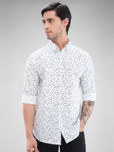 SPYKAR Men Slim Fit Conversational Printed Casual Shirt