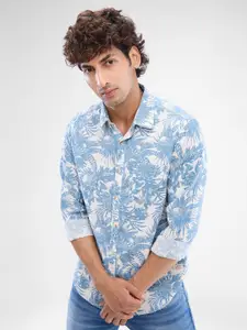 SPYKAR Men Slim Fit Floral Printed Casual Shirt