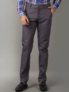 V-Mart Men Mid-Rise Slim Fit Trousers
