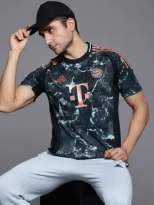 ADIDAS FC Bayern 24/25 Away Printed Slim Fit Football T-shirt
