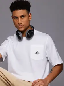 ADIDAS Logo Pocket Pure Cotton T-shirt