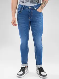 SPYKAR Men Slim Fit Low Rise Light Fade Stretchable Jeans