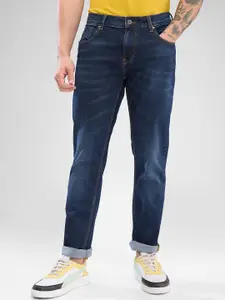 SPYKAR Men Slim Fit Low-Rise Light Fade Clean Look Stretchable Jeans