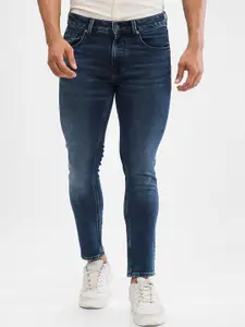 SPYKAR Men Slim Fit Clean Look Light Fade Cropped Stretchable Jeans