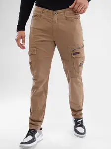 SPYKAR Men Mid Rise Cargo Trousers