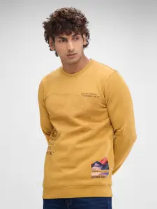 SPYKAR Men Printed Hooded Long Sleeves Sweatshirt