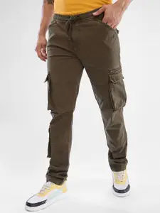 SPYKAR Cotton Regular Fit Cargo Trousers