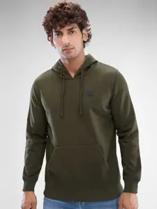 SPYKAR Men Hooded Solid Sweatshirt