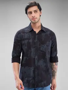SPYKAR Men Slim Fit Opaque Printed Casual Shirt