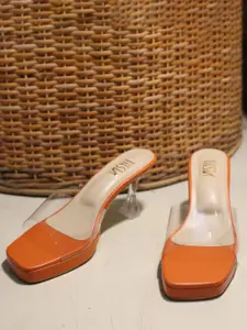 TIESTA Open Toe Block Heels