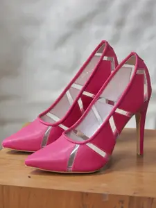 TIESTA Pointed Toe Stiletto Heeled Pumps