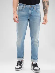 SPYKAR Men Slim Fit Low Rise Heavy Fade Clean Look Stretchable Jeans