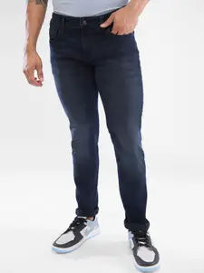 SPYKAR Men Slim Fit Low-Rise Light Fade Clean Look Stretchable Jeans