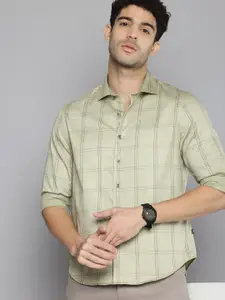 Levis Pure Cotton Slim Fit Tartan Checked Casual Shirt