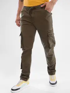 SPYKAR Men Mid Rise Cargo Trousers