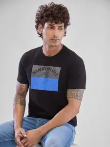 SPYKAR Men Typography Printed Slim Fit T-shirt