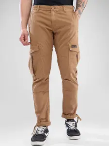 SPYKAR Men Mid Rise Regular Fit Cargo Trousers