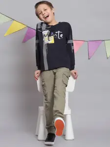 Monte Carlo Boys Typography Printed T-shirt