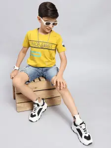 Monte Carlo Boys Typography Printed T-shirt