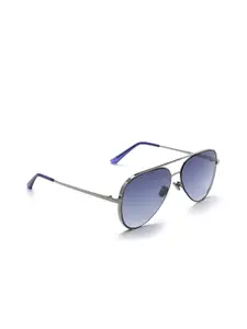 French Connection Men Aviator Sunglasses with UV Protected Lens FC 7445 C3 S